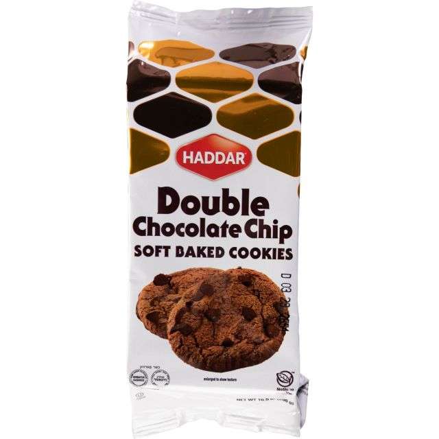 Haddar Soft Double Chocolate Chip Cookies 10.5 Oz-121-229-57