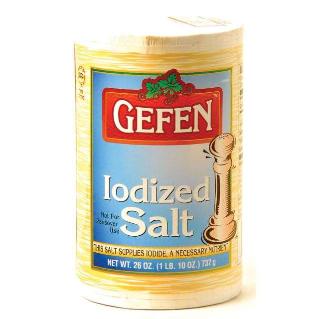 Gefen Salt Iodized Table Salt 26 Oz-04-182-09