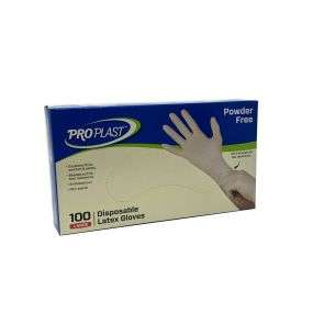 Pro Plast Latex Gloves  Large 100 Ct-232-676-03